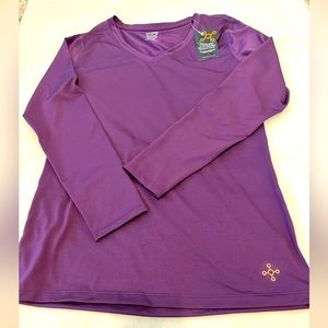 NWT Tommie Copper Compression Long Sleeve V-Neck Shirt